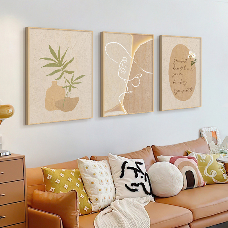 Wooden Cream Style Abstract Li - огляд і ціна Korean Lifestyle Aesthetic