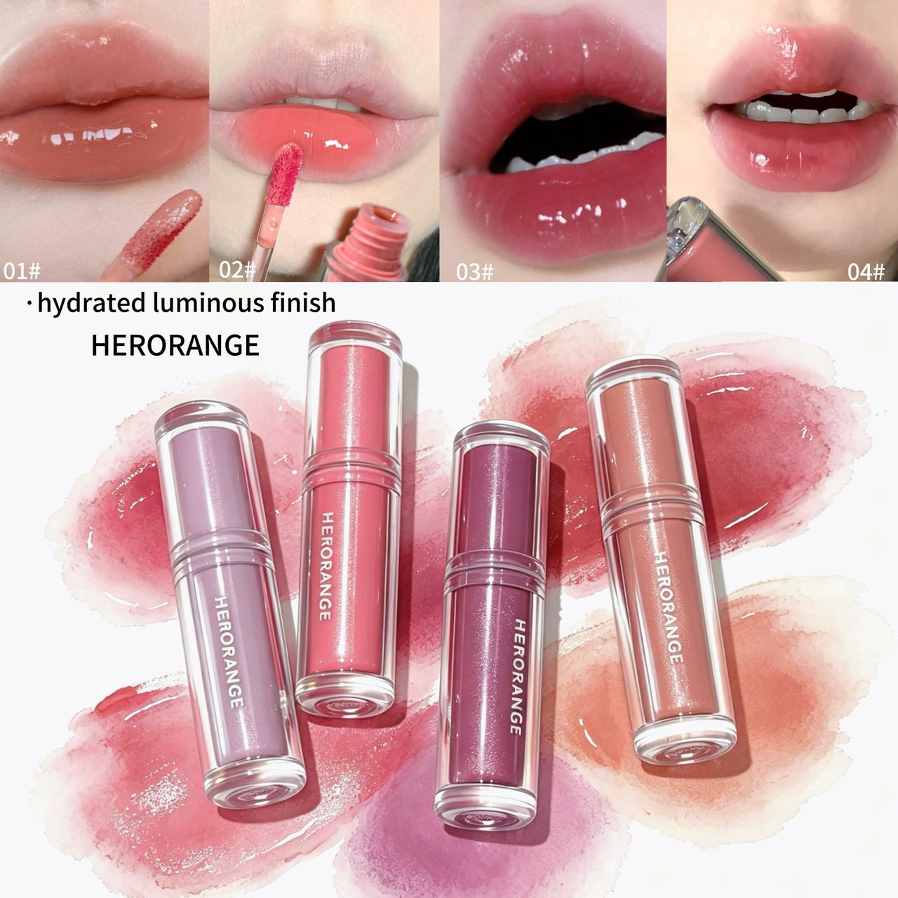 Herorange Refreshing Mirror Li - огляд і ціна Lip Tint Korean