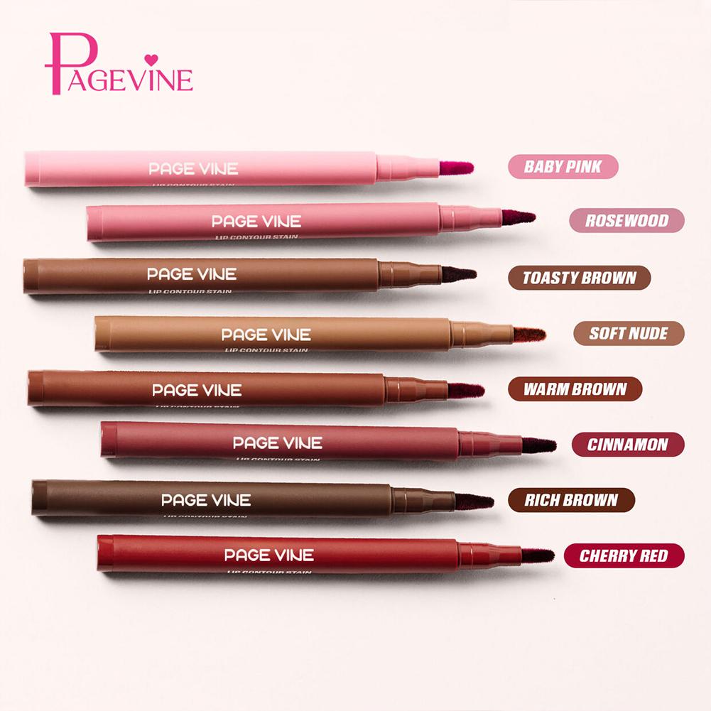 Velvet Matte Lip Contour Pen W - огляд і ціна Lip Tint Korean