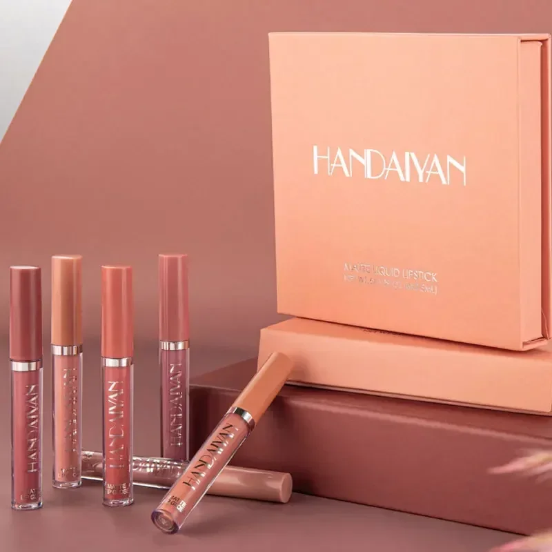 HANDAIYAN 6 PCS Lipstick Set M - огляд і ціна Lip Tint Korean
