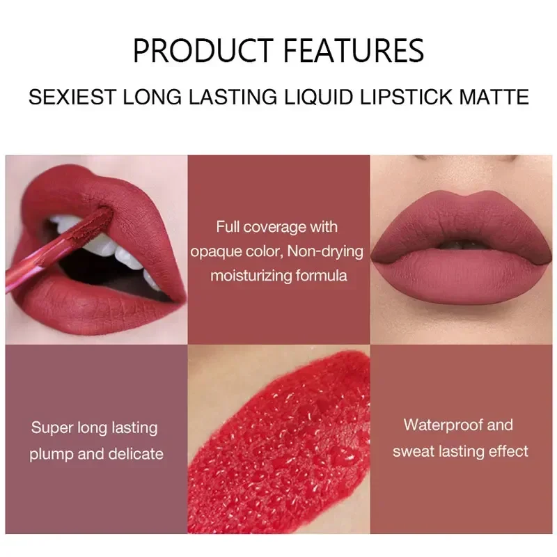 HANDAIYAN 6 PCS Lipstick Set M - огляд і ціна Lip Tint Korean