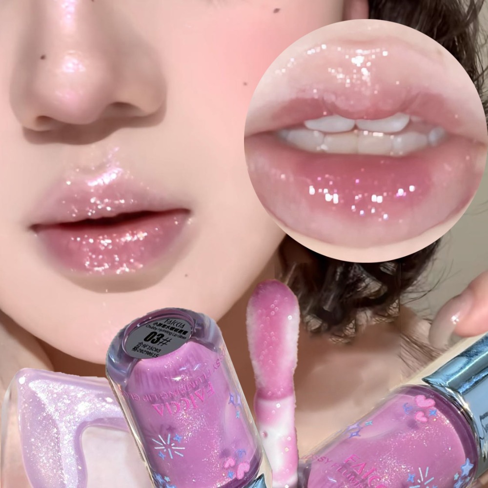 Baby Blue Sparkling Lip Gloss  - огляд і ціна Lip Tint Korean