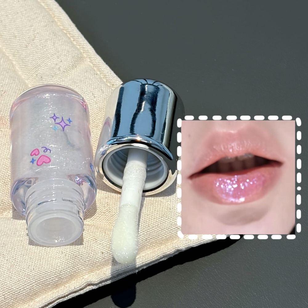 Baby Blue Sparkling Lip Gloss  - огляд і ціна Lip Tint Korean