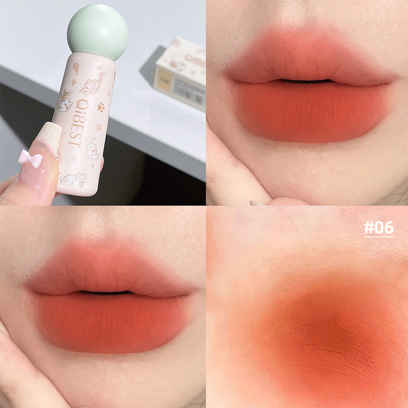 QIBEST Cute Velvet Matte Lip M - огляд і ціна Lip Tint Korean
